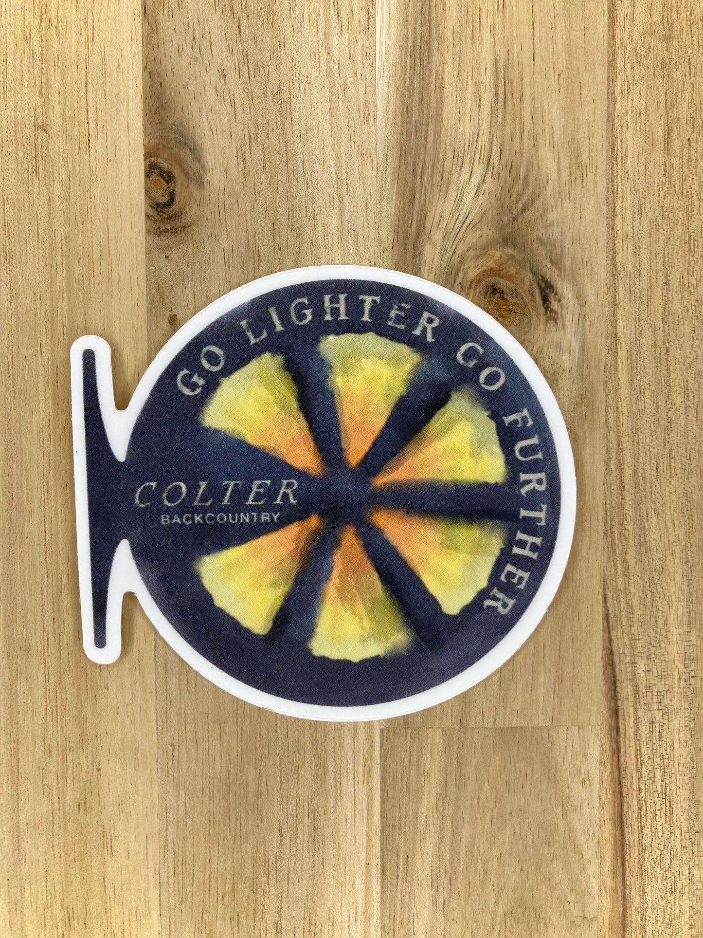 Go Lighter Go Further Sticker