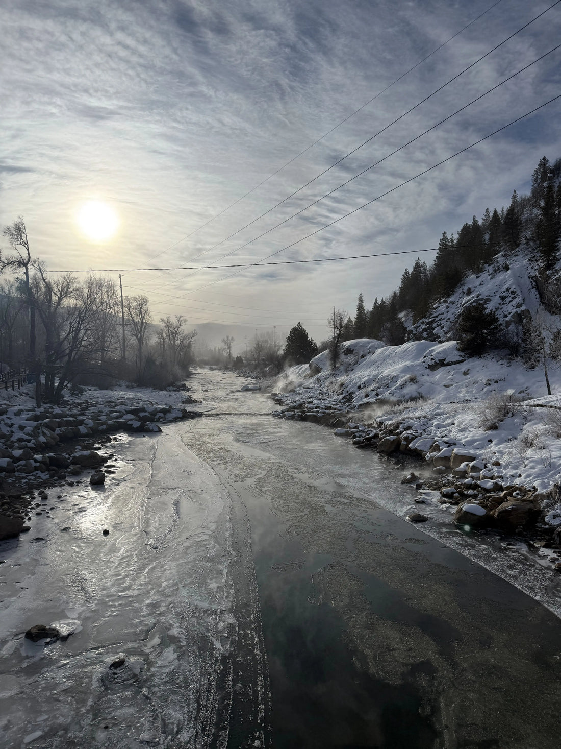 Yampa River in Winter