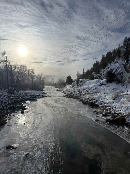 Yampa River in Winter